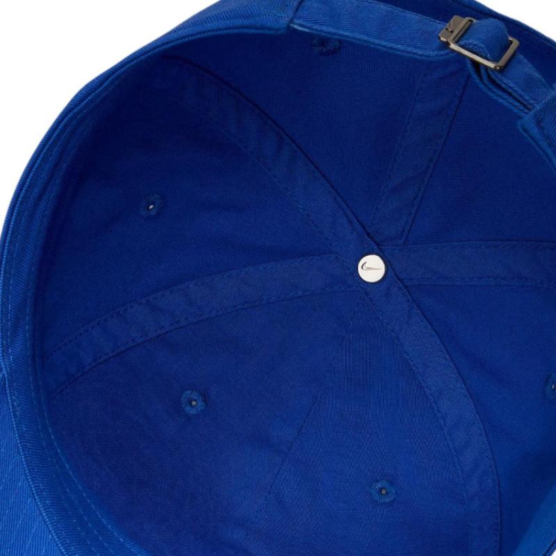 Nike Cotton Fabric Baseball Caps Unisex Royal Blue Casual FB5368-480