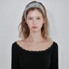 BLOOM KNIT HAIRBAND_2COLOR (GREY/IVORY)