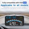 G10 Hud Gps Head Up Display Prędkościomierz Monitor LED z przekroczeniem prędkości Projektor na szybę przednią z zegarem cyfrowym z alarmem przekroczenia prędkości