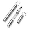 Mini Cleaning Brush & Nail File Zinc Alloy Nail Grooming  Mobile Phone Earbuds