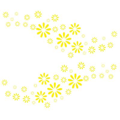 Healifty 2pcs Car Grass Sticker Bottle Sticker Honeycomb Stencil Car Window Decal Toy