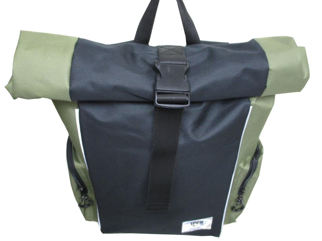 Dongdan IPPU Body Bag with Waterproof Inner IP16KH (Ippu) Backpack-Style Lining, Khaki,