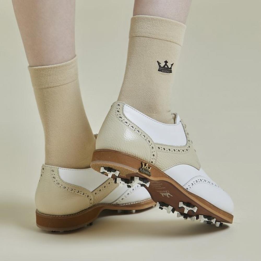 Lambda Women Lux Comfort Socks Mid Beige 52917