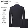 Shanshan Men's Slim Fit Wrinkle-Resistant Business Suit Set