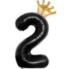 Balon Folie Număr Curcubeu 32 Inch Balon Digital Mini Număr Balon Folie Metalică pentru Petrecere Zi de Naștere Nuntă Decor Fundal