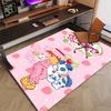 1pc Princess Strawberry (7) Design Printed Area Rug Carpet for Bedroom Living Room Home Decor Rugs Mat Non Slip Mat Rug for Bedside