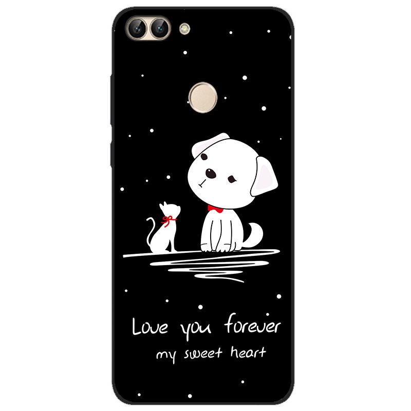 For Huawei P Smart 2018 FIG-LX1 PSmart Case For Huawei P Smart 5.65inch Case TPU Soft Silicone Cute Wolf Back Cover Phone Case