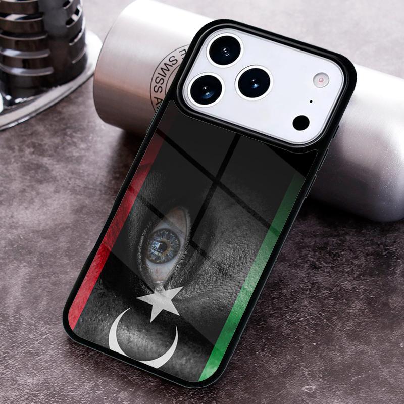 Libya Flag Phone Case for iPhone 17 16 15 Pro Max Air 14 13 12 11 Plus Shockproof Capa Cover