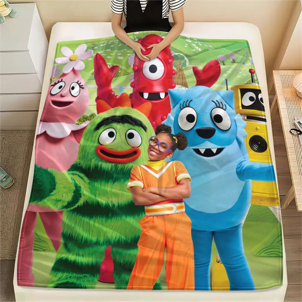 

Yo Gabba Gabba! Print Flannel Blanket, High quality Comfortable for All Seasons, Home Decor, Warmth and Comfort 130cm x 150cm