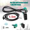 AUX USB Switch + Connecting Wire For BMW E60 E61 E63 E64 E87 E90 E70 F25 F12 F13