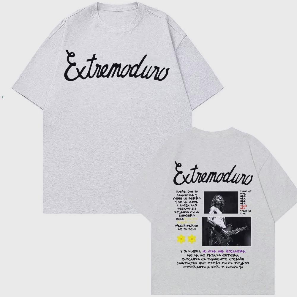 Rock Extremoduro 2026 World Tour Merch Tshirt Men Women Oversized Y2k Cotton Short Sleeve Vintage Hip Hop Punk Style Clothing