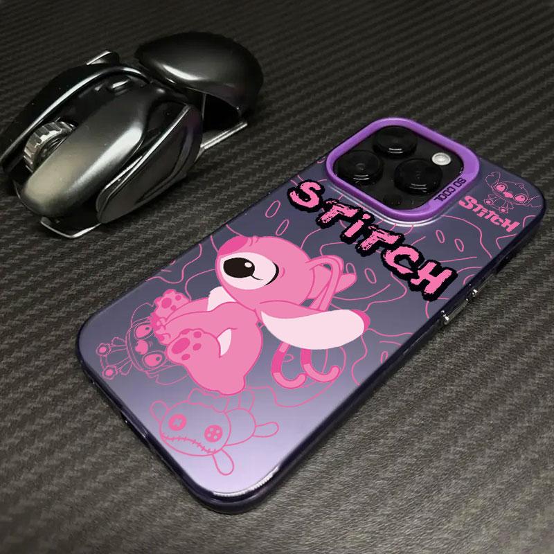 Angel Stitch Cartoon Phone Case For iPhone 11 12 13 14 15 16 17 Pro Max 16e 17E 17 Air Plus 13 Mini Shockproof Fundas Back Cover