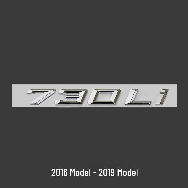 BMW 7er Modell 23 Heckemblem Aufkleber (740Li, 730Li, 750Li, 760Li)