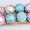6cm Painted Christmas Ball Electroplated Christmas Baubles  Happy New Year Decor