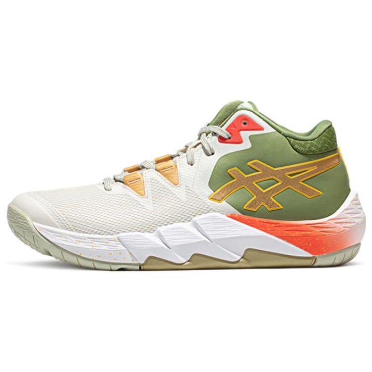 Asics Unpre Ars 2 Round Toe Lace-Up High-Top Basketball Shoes Unisex sneaker Light-Green 1063A091-200