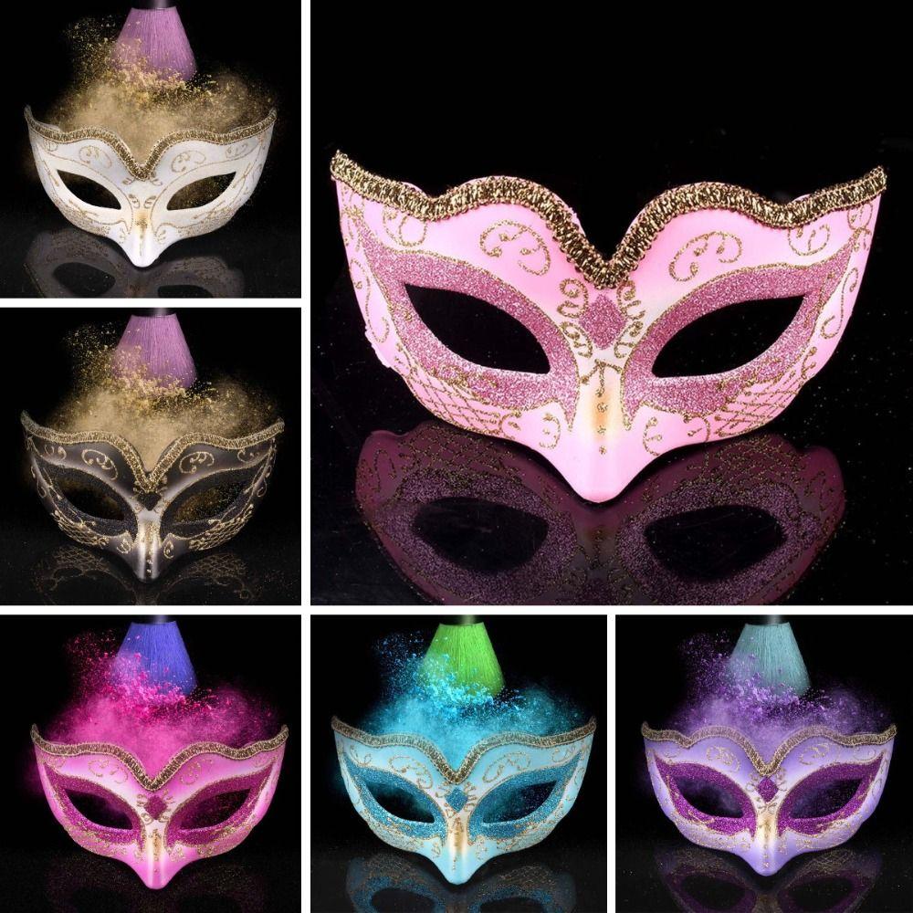 Plastic Eye Half Face Mask Eye Half Face Cosplay Accessory Halloween Mask  Toys Gifts