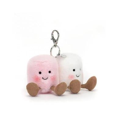 Δώρα για Παιδιά Ζευγάρι Marshmallows Τσάντα Γούρι Σειρά Βελούδινο Παιχνίδι