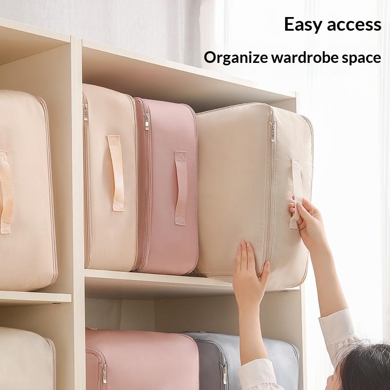 Compressible Quilt Storage Bag With Air Vent 50 Percent Space Saving Ideal For Home Closet Seasonal Bedding Storage
