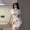 Dark Night Little Nurse Halloween Costume - Sexy Lingerie with Tempting Cutouts