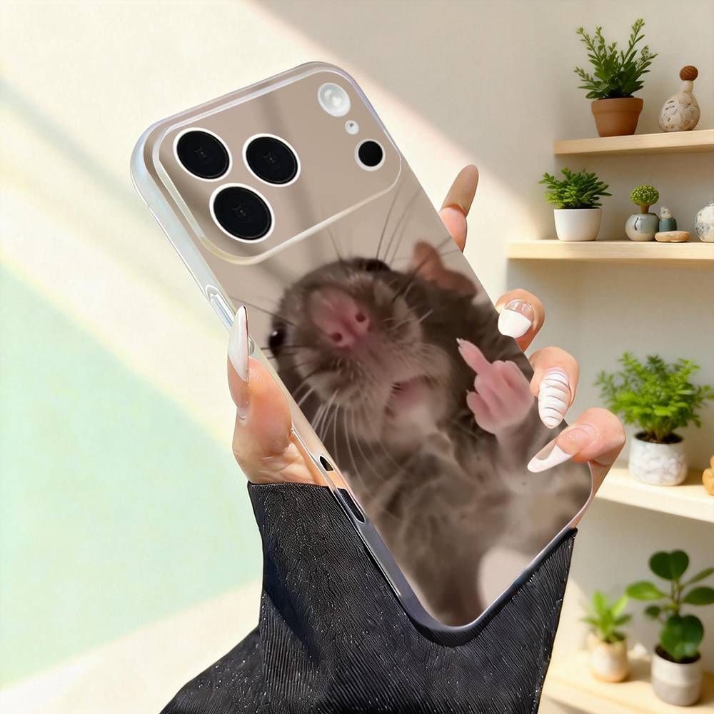 

Funny Mouse Rat Cute For iPhone 11,12,13,14,15,16,17,Pro,Max,Plus,Mini,SE4,E Phone Case With Magsafe Wireless iPhone15pro
