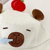 Capybara Embroidery Couple Hat Stylish Streetwear Hat Versatiles Portable Hat Engaging in Leisure Activity