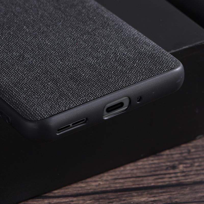 For OnePlus 11 5G Cloth Texture Phone Cover Anti-scratch TPU Protective Case