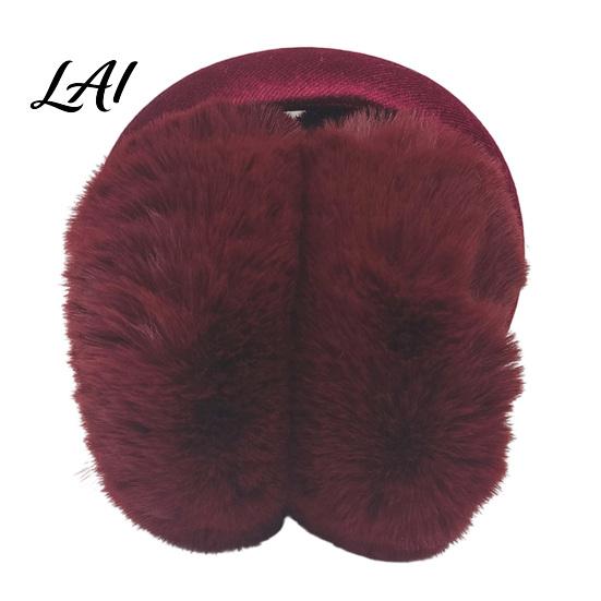 Cozy Winter Gear for Ears Women's Ear Muffs Soft Faux Rabbit Fur Warmers Adjustable Fuzzy Muffs Cycling Sports Commuting Plush Fluffy Cold