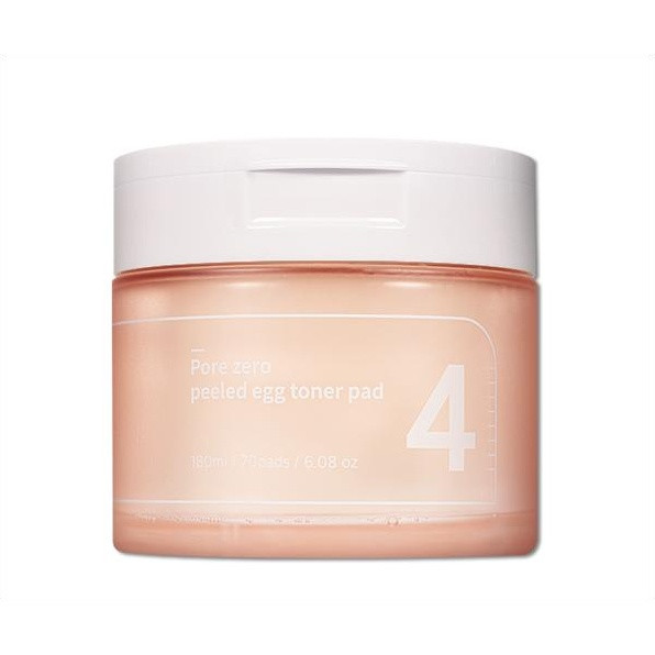NUMBUZIN (bJS) No.4 Pore Zero Peeled Egg Toner Pad (70pads)180ml / EXP 2026.01