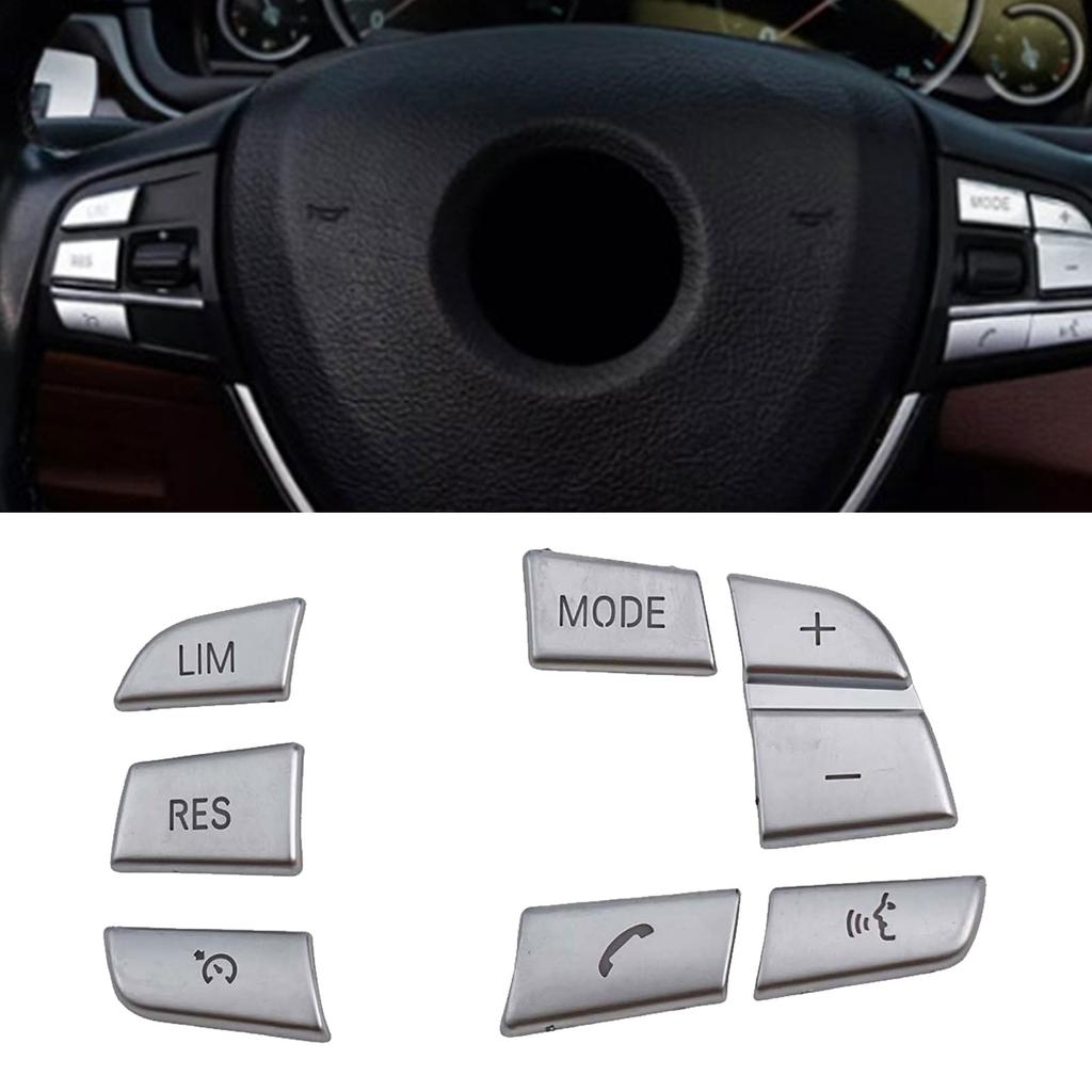 Protect Your Switch Buttons in Style with Car Steering Wheel Switch Button Cover Trim for BMW 5 6 7 Series F10 F07 F06 F01