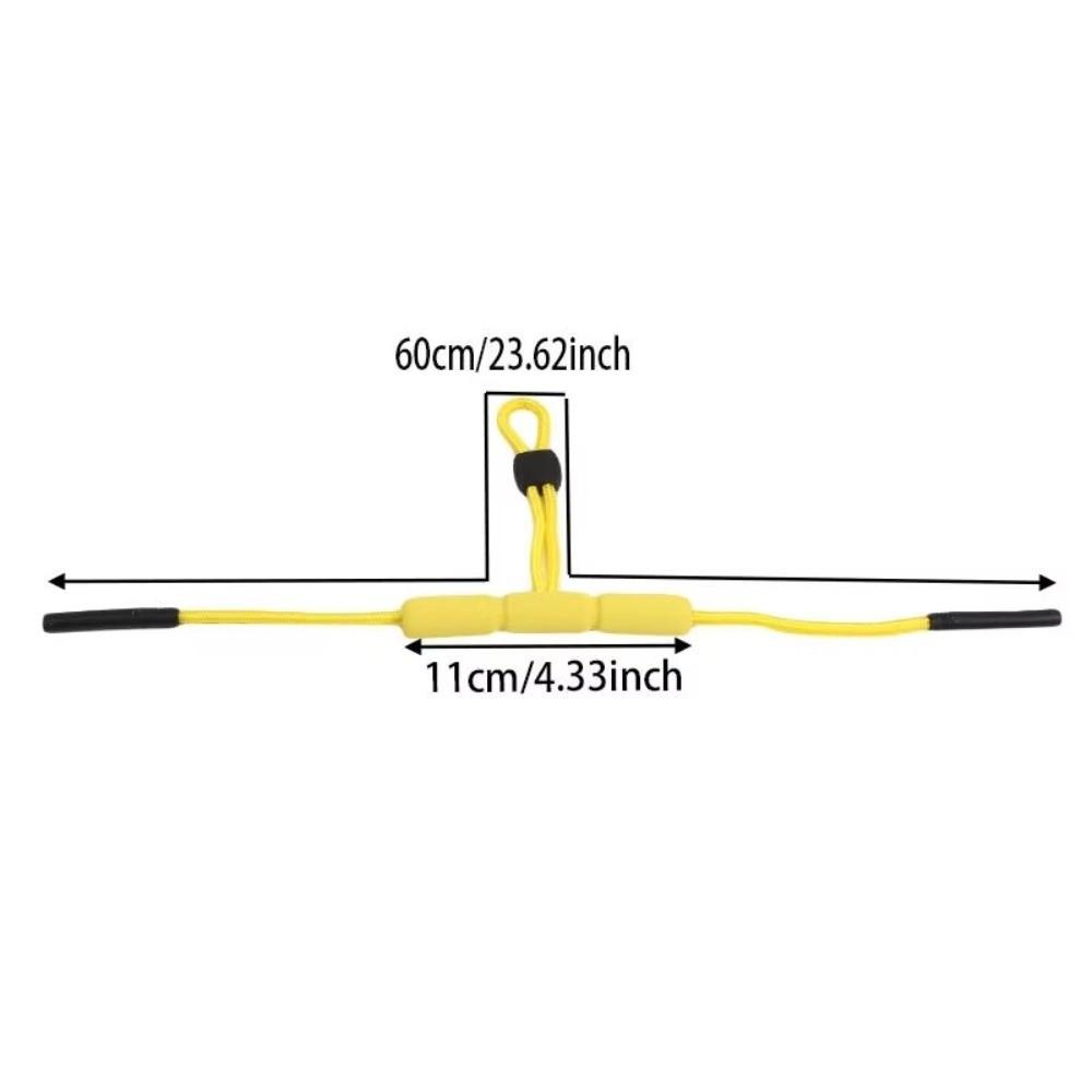 1 Stück Verstellbare Länge Schwimmende Brillenband Polyester Schaum Schaum Schwimmfähiges Design Brillenhalter Lanyard Langlebig Anti-Rutsch