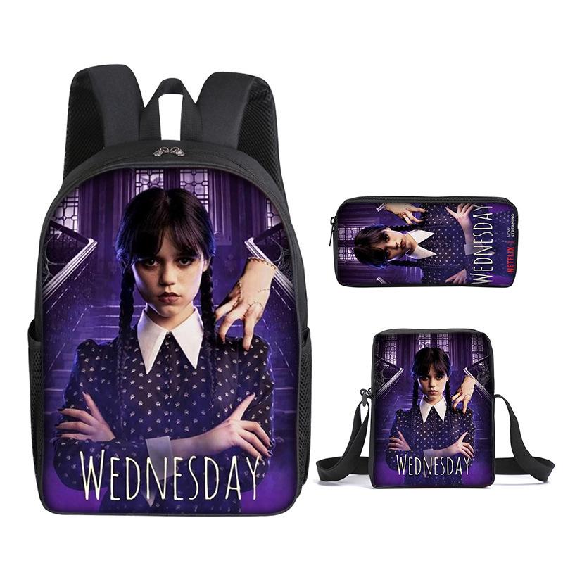 Mochila Escolar para Primaria Bolso Estuche Set de Tres Piezas