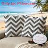 Modern Minimalist Polyester Waterproof Pillow Cover With Digital Print For Living Room Decor