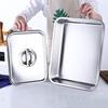Food Grade Stainless Steel Rectangular Basin with Handles