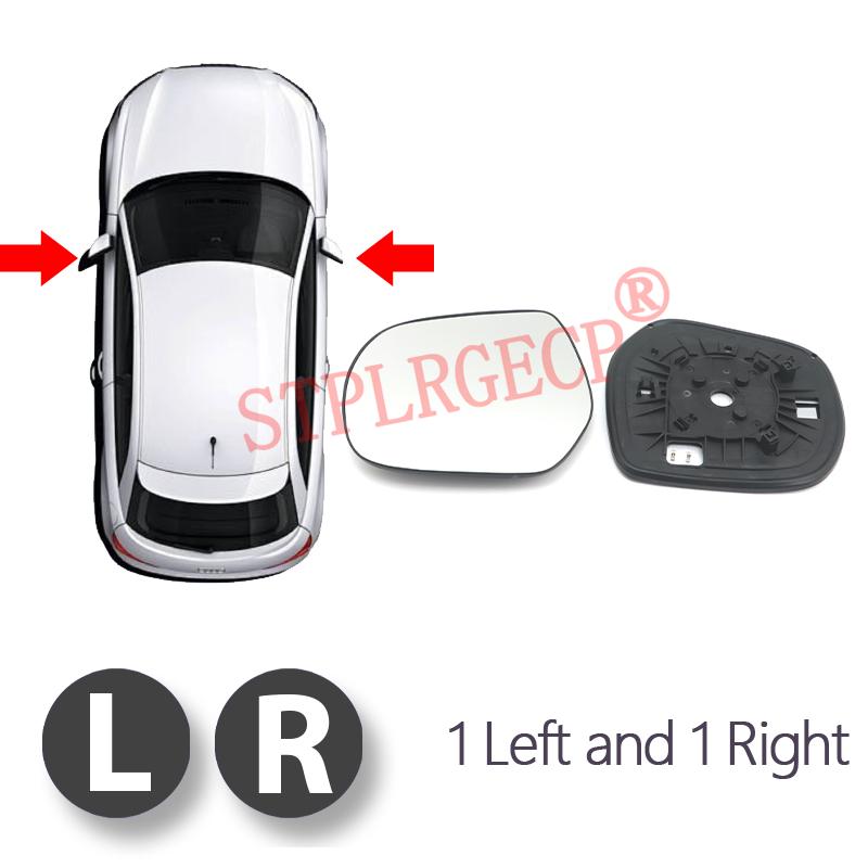 Stplrgecp Passenger Side Driver Side Left or Right Door Side Heated Wing Mirror Glass Lens for Lexus GX460 LX570 J200 2008-2021