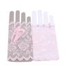 Damen Sommerhandschuhe Sexy Fingerlos Damen Spitze Matrosen Tanzstulpen Für Braut Halbfinger Fischernetz Kleid Netz Kurzarmhandschuhe