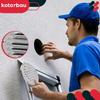 Grille de ventilation - KOTARBAU - 130 mm - Acier inoxydable - Moustiquaire - Facile à installer