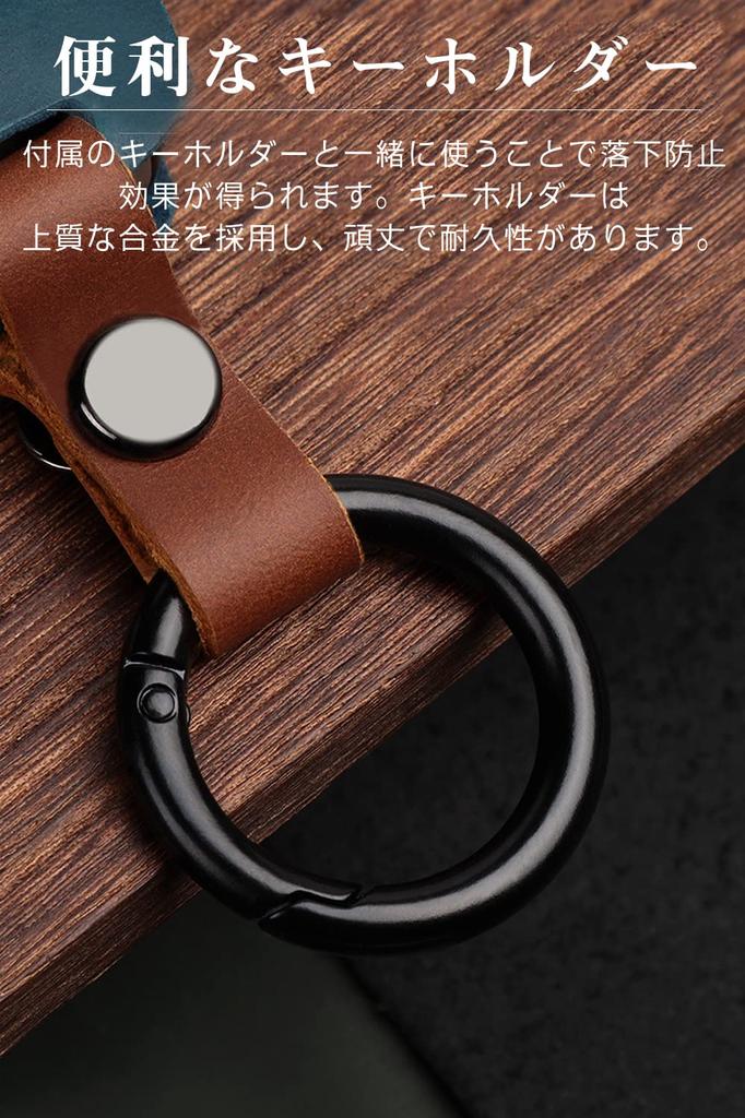 LETINGFAR Key Case for Honda, Smart Key Case, Key Cover, Luxury Cowhide Leather, 2