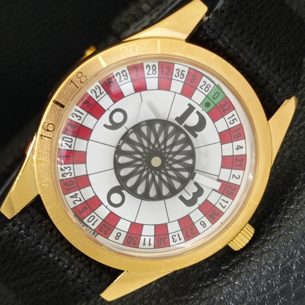 

SWISS VINTAGE HAND-WINDING MENS REFURBISHED ROULETTE WHITE DIAL WATCH a701154-5 R205b-a701154