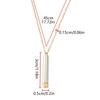 Multipurpose Memory Pendant Sturdy Stainless Steel Necklace Jewelry Accessory for Ashes and Special Messages Adults
