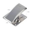 Stainless Steel Deep-Jaw Fish Tail Clip with Mounting Base Fish Cleaning Station Clip Fish Tail Clip for Fishing Board