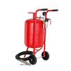 10 Gallon/38L Sandblaster Equipped with Nozzle Shut-Off Valve Pressure Gauge Ceramic Nozzle Rubber Wheels Grit Blasting Blast Sandblasting