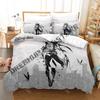3D Print D Gray Man Bedding Set Single Twin Full Queen King Size Bed Set Adult Kid Bedroom Duvetcover Sets Anime Bed Sheet