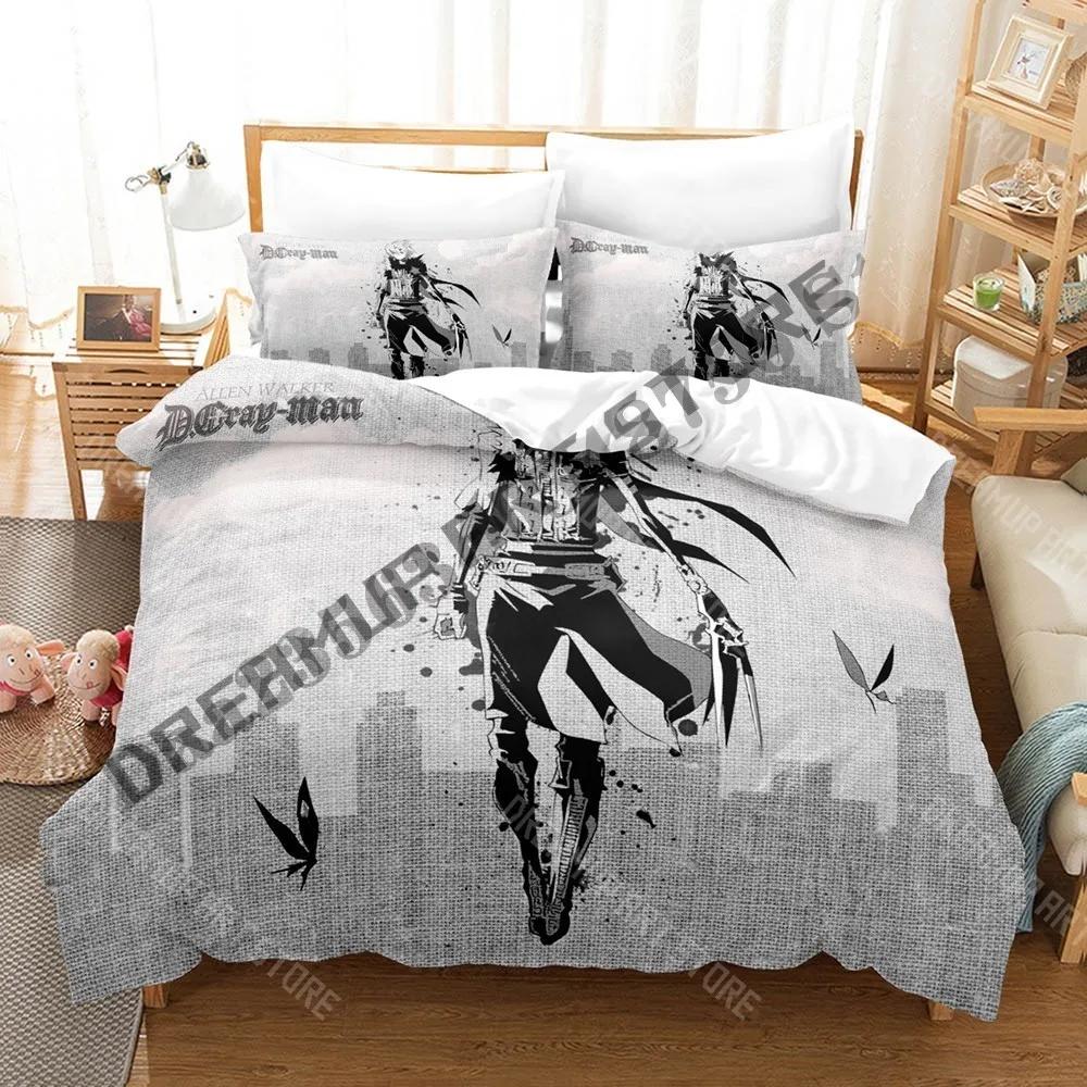 3D Print D Gray Man Bedding Set Single Twin Full Queen King Size Bed Set Adult Kid Bedroom Duvetcover Sets Anime Bed Sheet