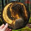 Moon Goddess Metal Art Wall Decor for Home Living Room Office Gift