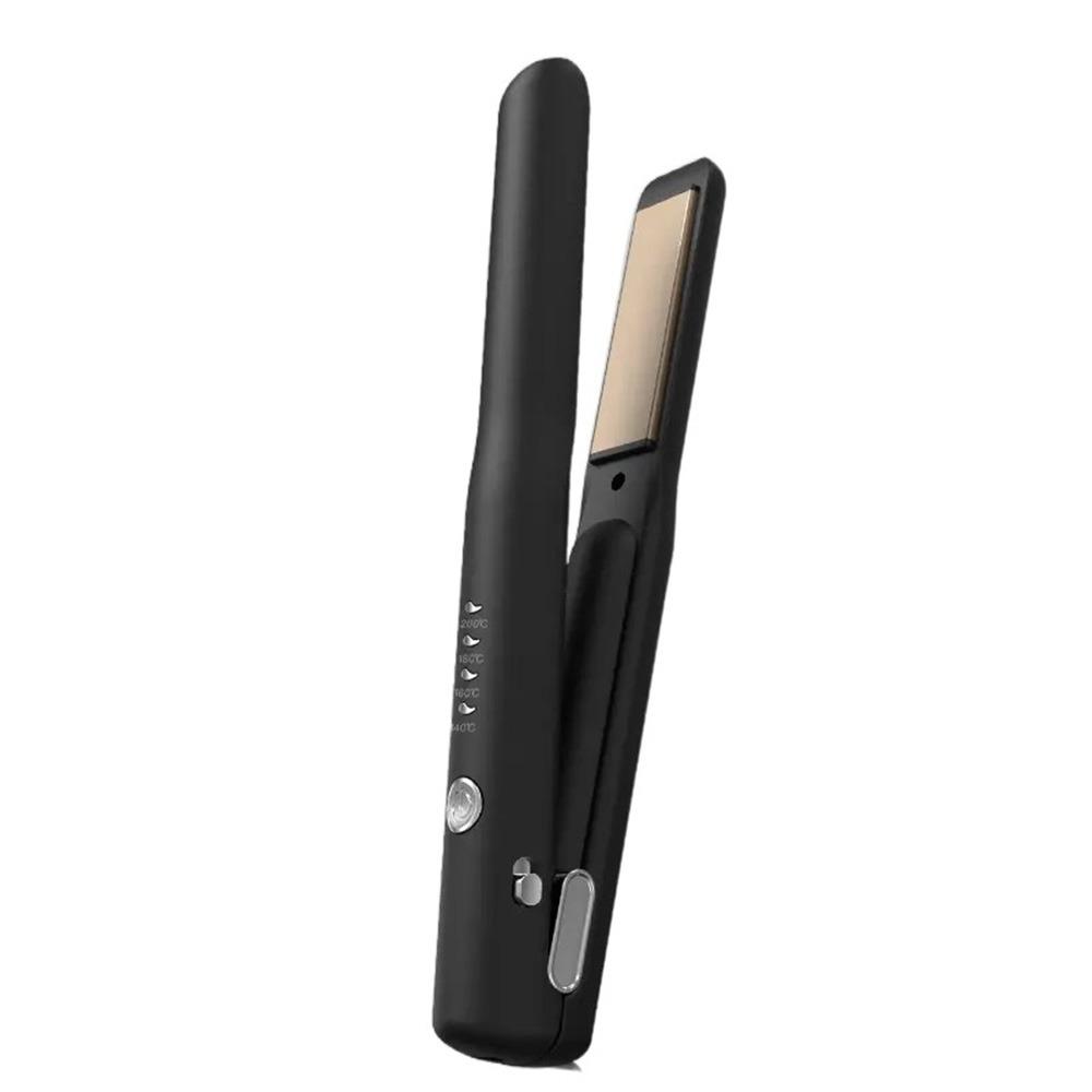 Quickly Heating Electric Hair Curler 2 in 1 Portable Flat Hair Iron  Fine Soft Short Hair