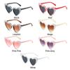 UV400 Cat Eye Eyewear Heart-shaped Shades Trendy Beach Party Sun Glasses  for Women & Men