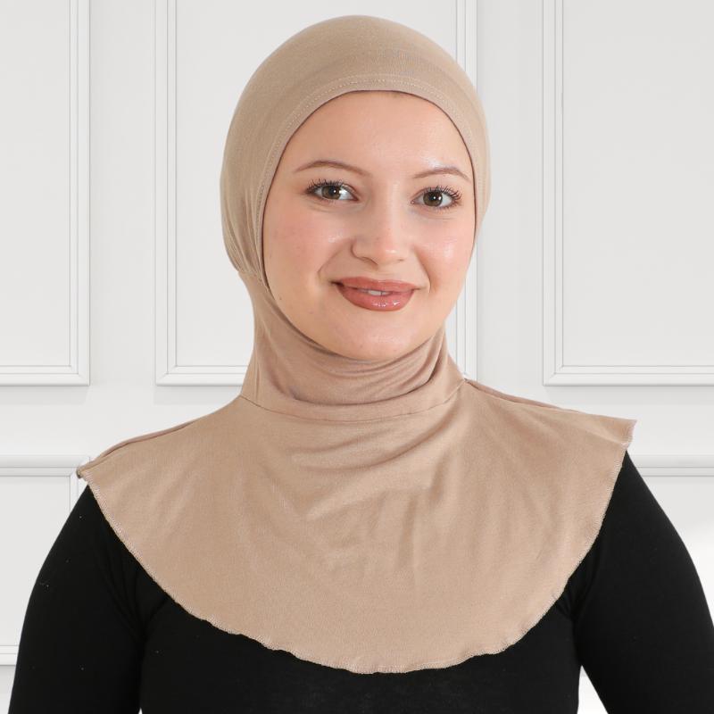 Sport Hijab For Women, Muslim Head Scarf, Flexible Turban Girls, Chic Islamic Wear For Gym, Neck Collar Bonnet Viscose