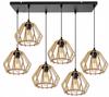 MODERN WOODEN LED CEILING HANGING LAMP