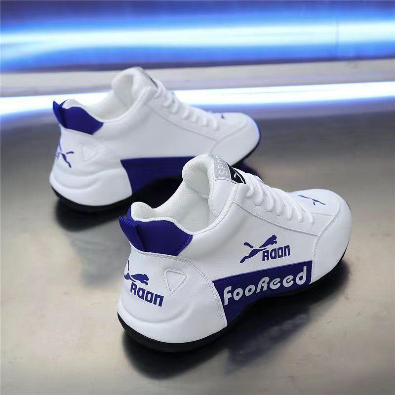 Scarpe sportive da uomo e da donna leggere moda scarpe casual versatili scarpe bianche stile pelle antivento scarpe da uomo