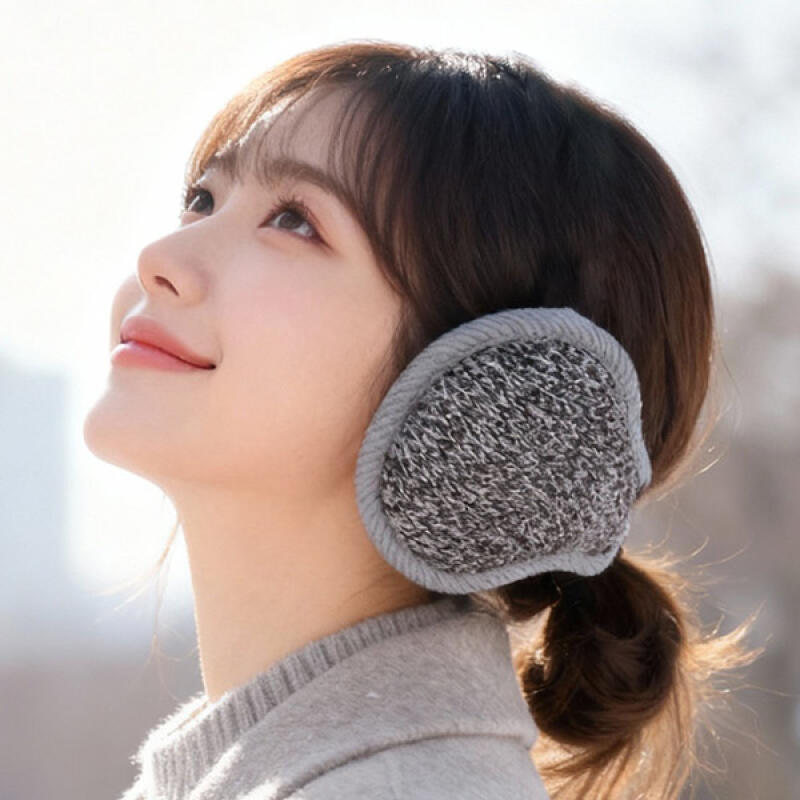 HICKIES Вязаные простые зимние наушники EM20 ivory